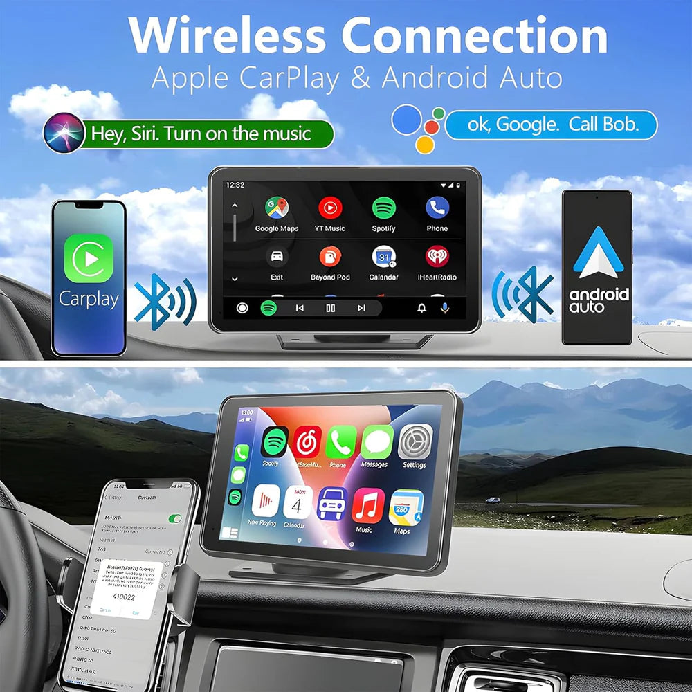 Wireless CarPlay & Android Auto Stereo